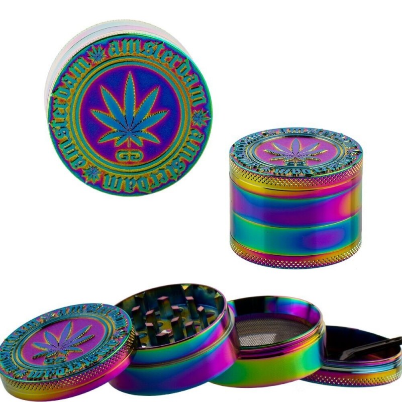 copy of Four-part grinder - Dope Bros Amsterdam Black-Green