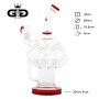 Grace Glass - Ultra Red Rycler 32cm