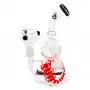 Bongo Grace Glass Red Scorpion Glow in the Dark 19cm / 3-4 mm