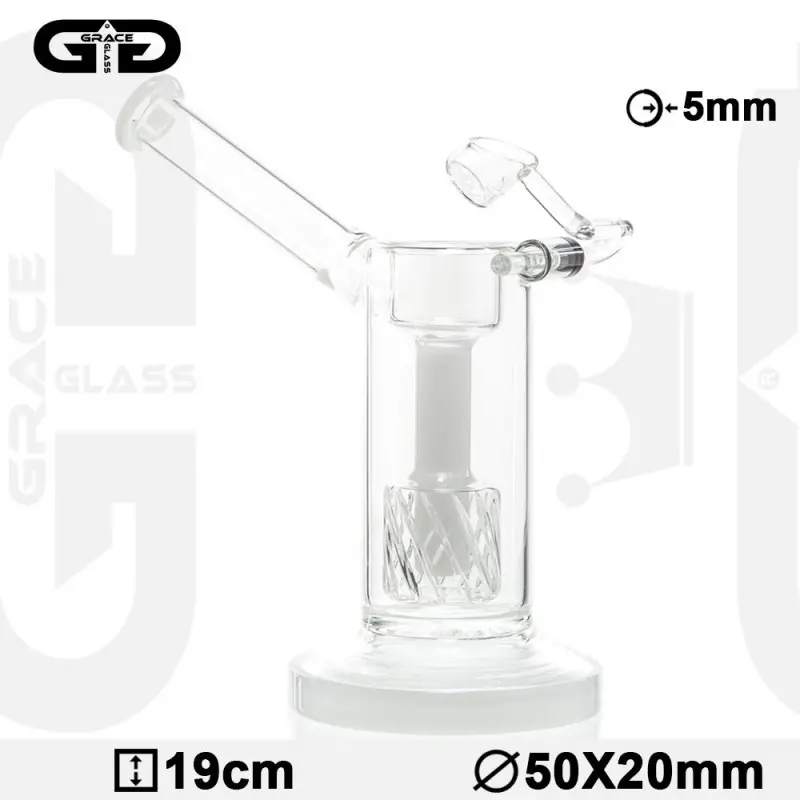 Grace Glass Sidecar bubbler 19cm