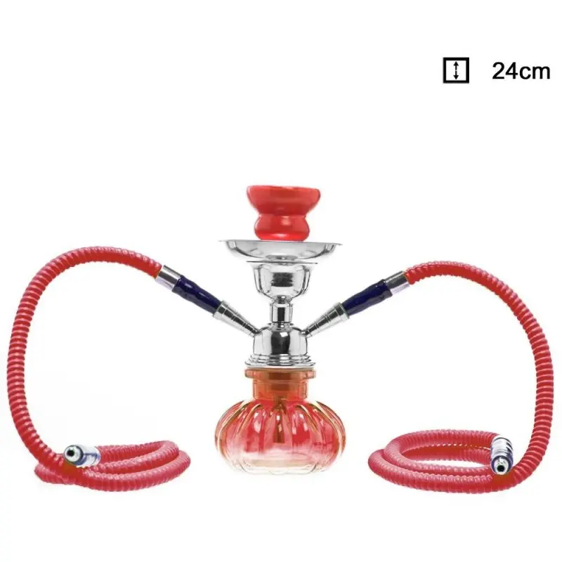 Shisha czerwonaDynia z dwoma wężami 24 cm