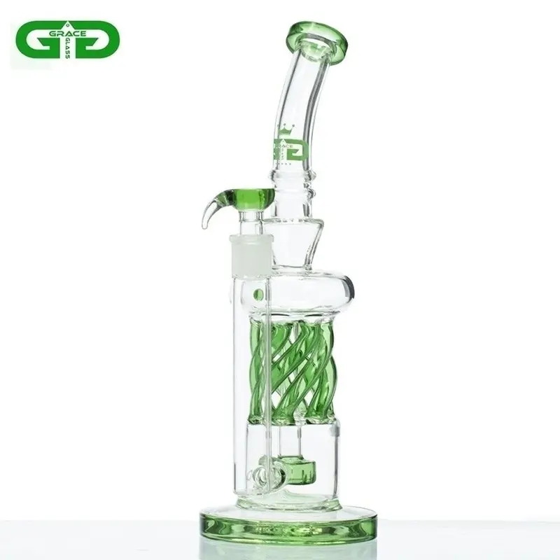 Bongo Grace Glass Green Spinner 34 cm