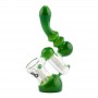 Saxo Green Bubbler Pipe 18 cm