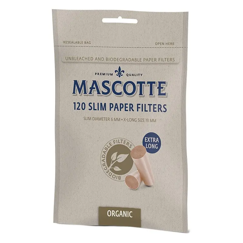 Filtry Mascotte Organic Slim