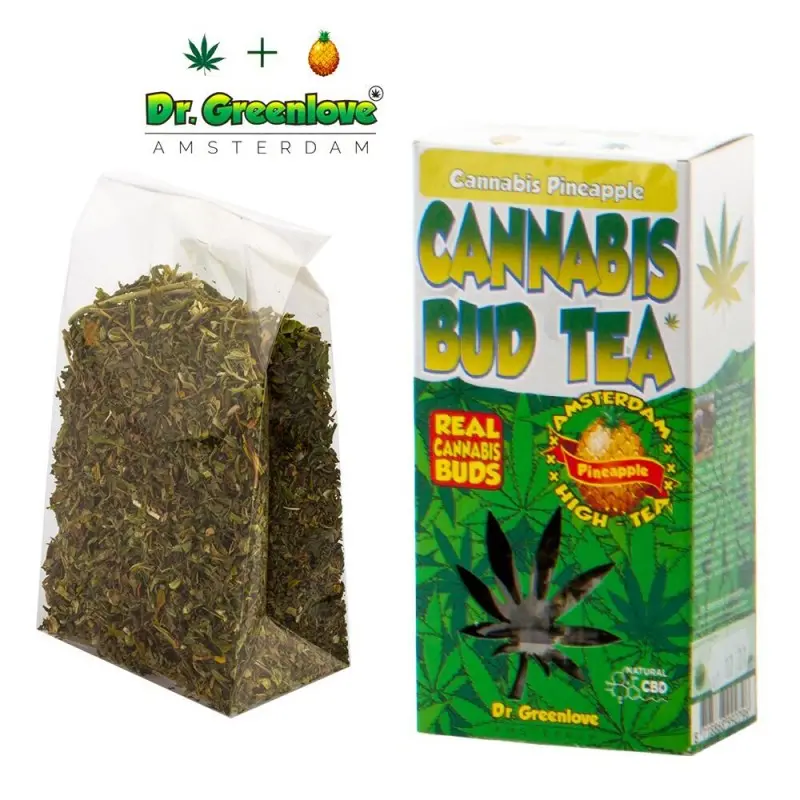 Herbata konopna Dr. Greenlove Cannabis Pineapple Bud Tea