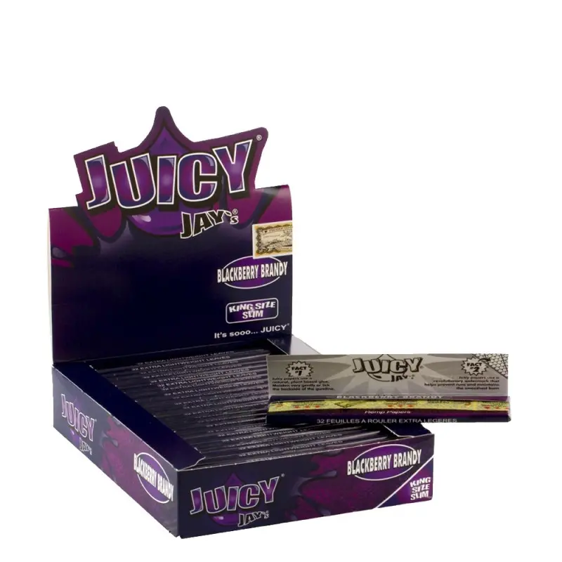 Bibułki Juicy Jay's Blackberry Brandy King Size Slim