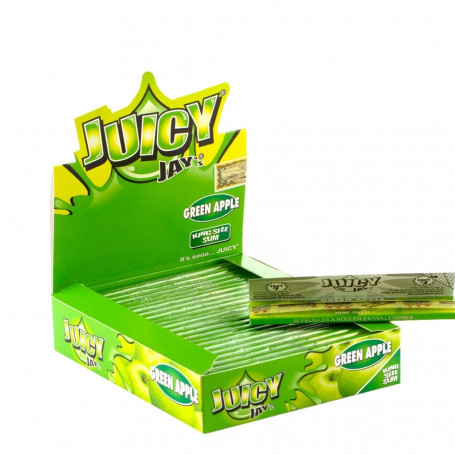Bibułki Juicy Jay's Green Apple King Size Slim - Jabłko