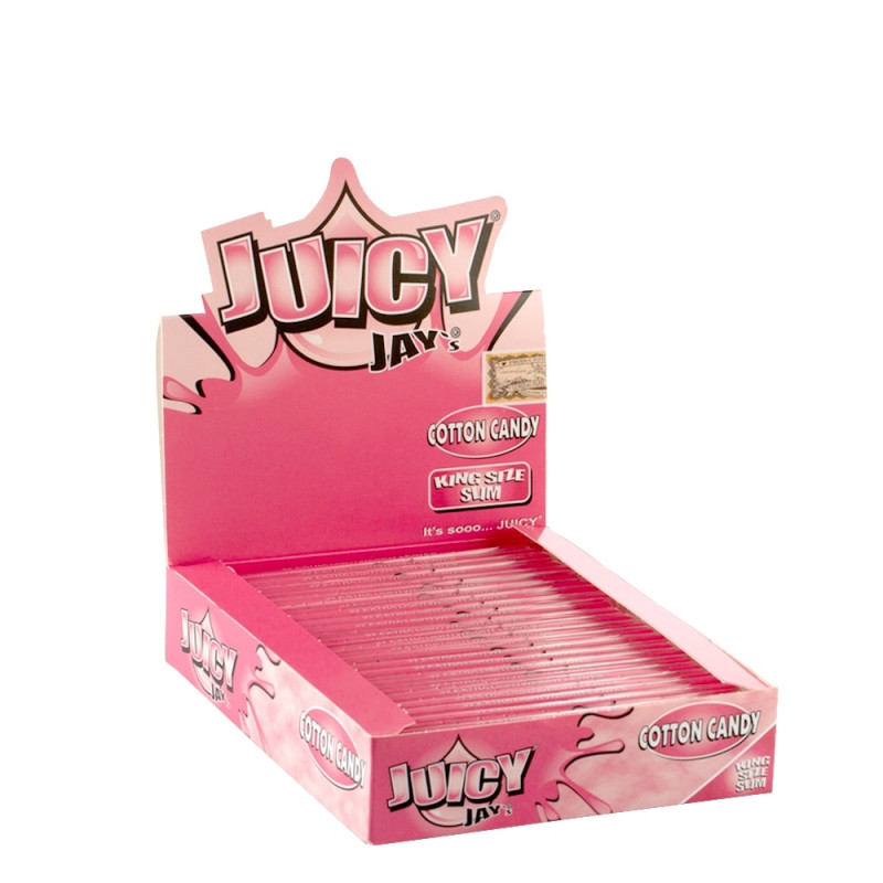 Bibułki Juicy Jay's Cotton Candy King Size Slim - Wata Cukrowa