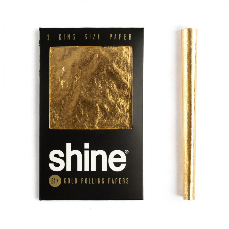 Bibułki Shine 24K Gold King Size (1 szt.)