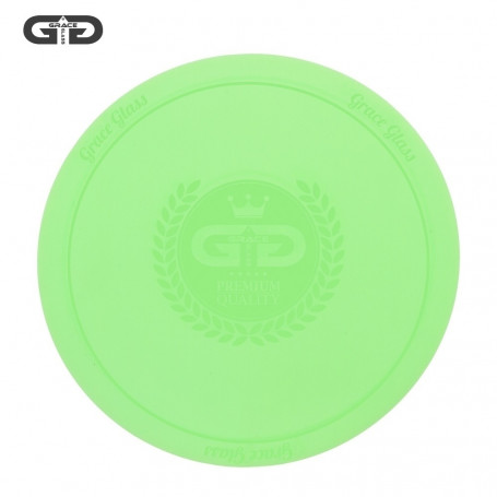 Silikonowa Podkładka pod Bongo Grace Glass Pad 17 cm - Zielona