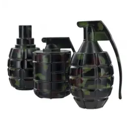 Metalowy Młynek 3-Częściowy w Kształcie Granata