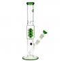 Bongo Grace Glass Green Spiral 38 cm / 5 mm