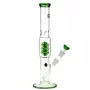 Bongo Grace Glass Green Spiral 38 cm / 5 mm