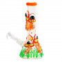 Bongo Grace Glass Fluo Mushrooms 32 cm / 7 mm