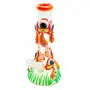 Bongo Grace Glass Fluo Mushrooms 32 cm / 7 mm