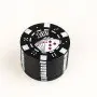 Metalowy Młynek 3-częściowy Poker Token 40 mm