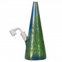 Amsterdam Cone Limited Edition Green Dab/Wax Bong 24 cm / 3-4 mm