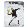Woreczek Strunowy G-Rollz Banksy's Flower Thrower nieprzepuszczający zapachu - 65 x 85 mm