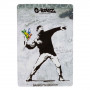 Woreczek Strunowy G-Rollz Banksy's Flower Thrower nieprzepuszczający zapachu - 100 x 150 mm