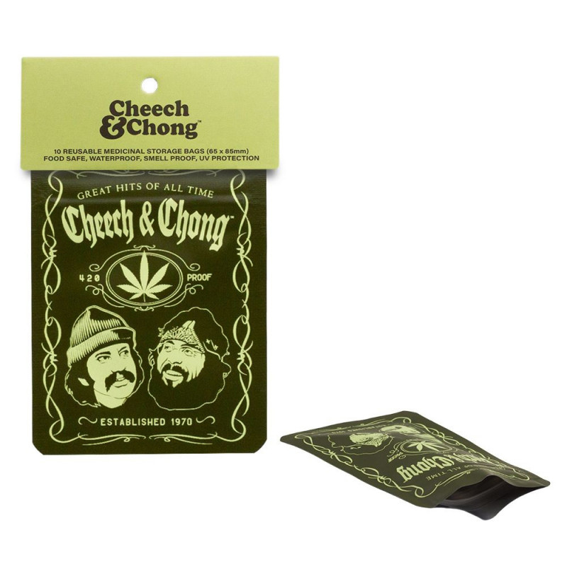 Woreczek Strunowy G-Rollz Cheech & Chong Greatest Hits nieprzepuszczający zapachu - 65 x 85 mm