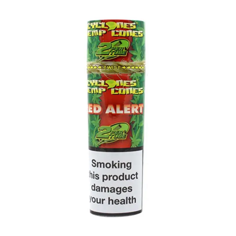 Owijki Cyclones Hemp Double Wraps Red Alert - 2 sztuki