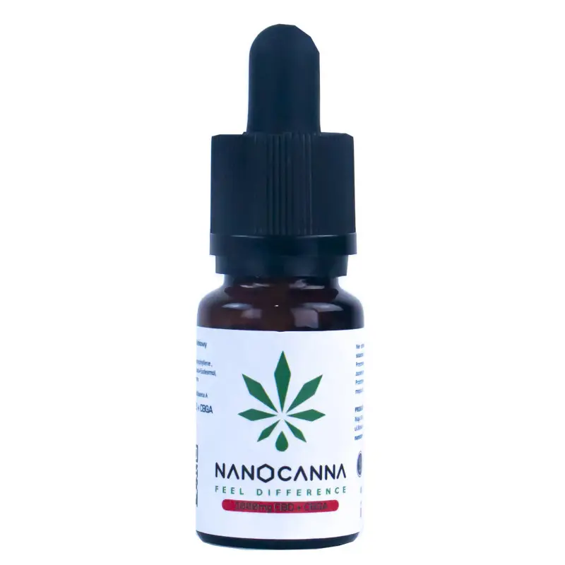 Olejek konopny macerat CBGA + CBD 1000mg