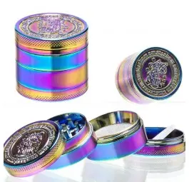 Metalowy Młynek 4-częściowy Amsterdam Opalescent 40 mm