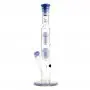 Bongo Grace Glass Golden Line Blue Double Barrel 41 cm / 5 mm