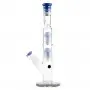 Bongo Grace Glass Golden Line Blue Double Barrel 41 cm / 5 mm