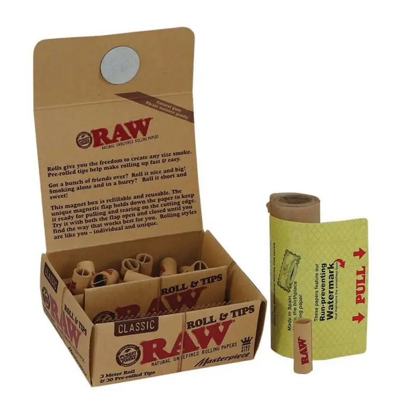 Zestaw RAW Classic Masterpiece - Rolka 3m + Tipy