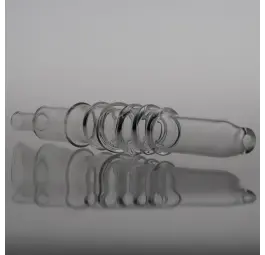 Glass mouthpiece with rings