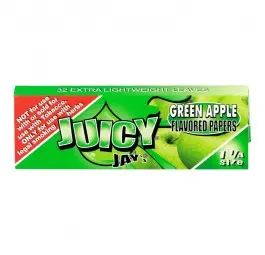 Bibułka Juicy Jay's 1 1/4 zielone jabłuszko