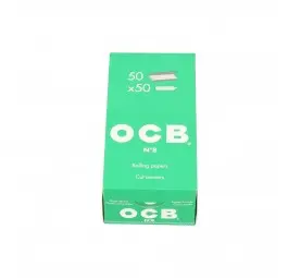 Bibułka OCB PREMIUM Nr 8 zielona krótka BOX 50 szt