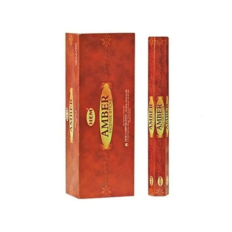 Kadzidełka zapachowe HEM amber intense sticks