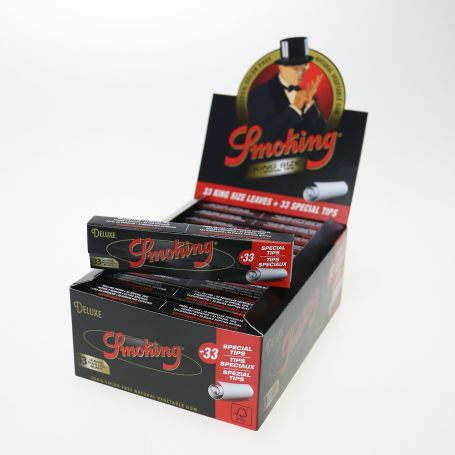 Rolling Papers Smoking Deluxe King Size + tips