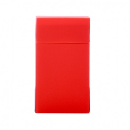 Silikonowe pudełko na papierosy SLIM czerwony