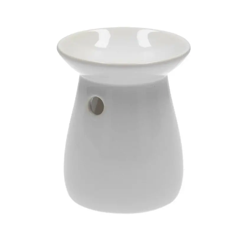 Kominek ceramiczny biały 10 cm