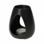 Kominek ceramiczny czarny 11 cm