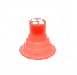 Ustnik silikonowy z filtrem do bong akrylowych RED