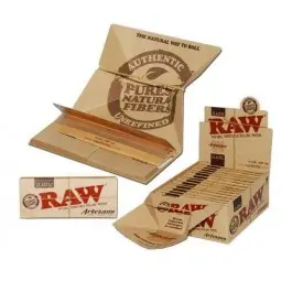 Bibułka RAW ARTESANO KS Slim + Filtry - BOX - 15 szt.