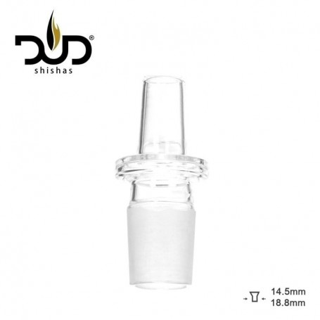 Szklany adapter do bong shishy DUD 24 mm/ 18,8mm