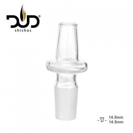 Szklany adapter do bong shishy DUD 18,8 mm/18,8 mm