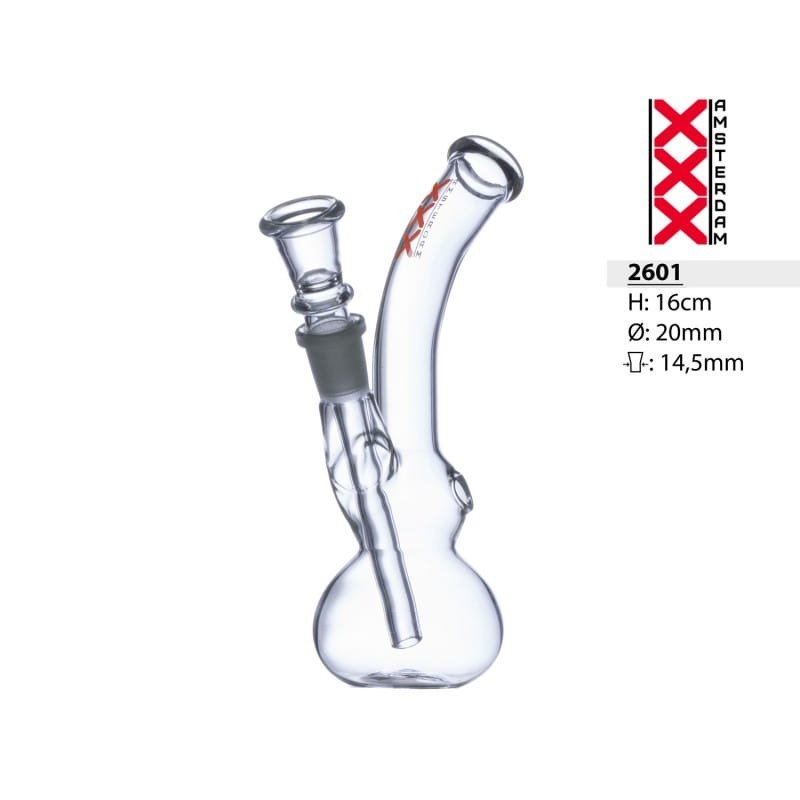 Amsterdam XXX Glass Bong 16cm 14,5mm