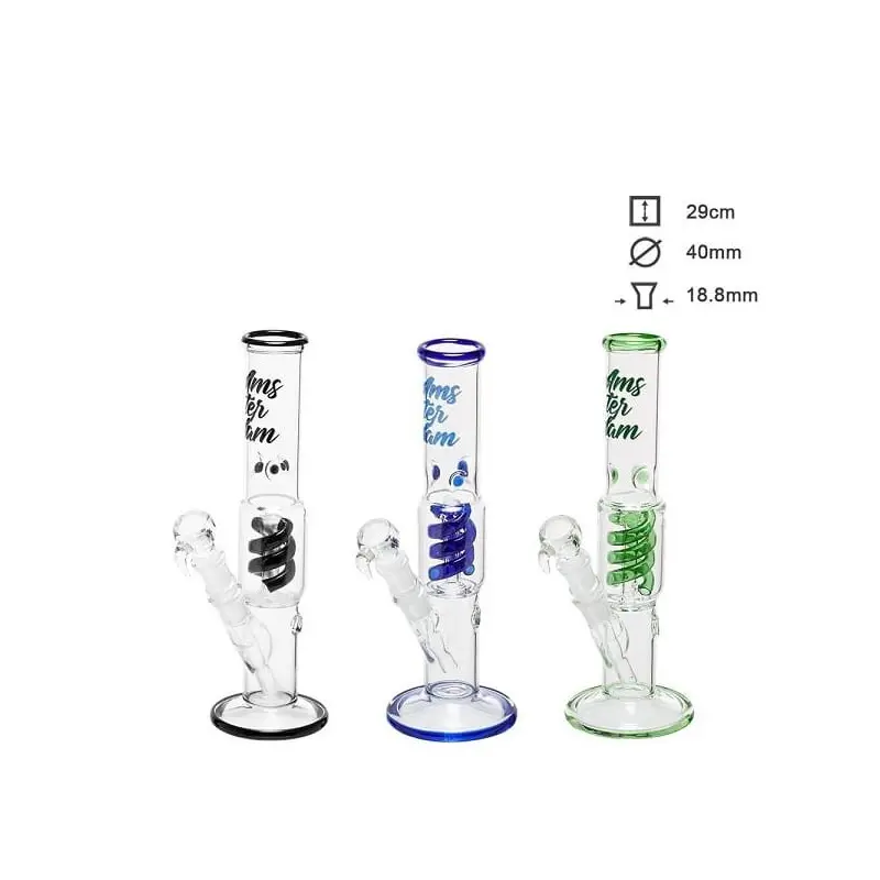 Amsterdam Bong with Filtration 29 cm 18.8 mm Black