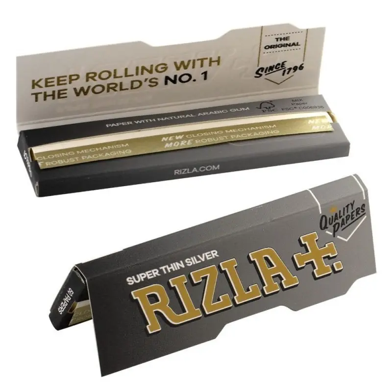 Bibułka Rizla Thin Silver