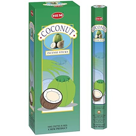 Kadzidełka zapachowe HEM Coconut BOX 25 opakowań