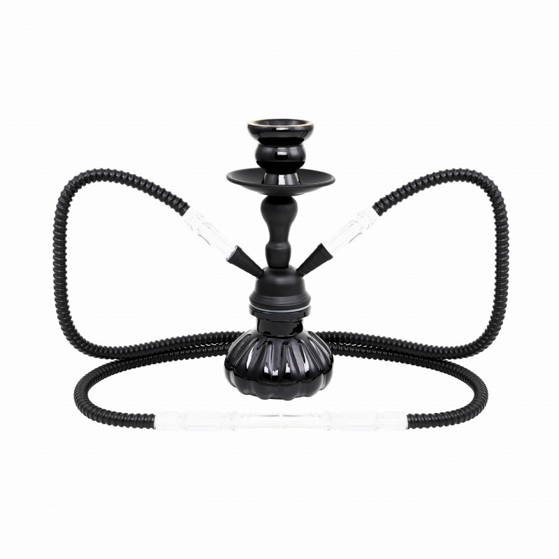 Shisha 2-wężowa Plate Black 25cm