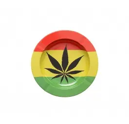 Metal Ashtray Cannabis I