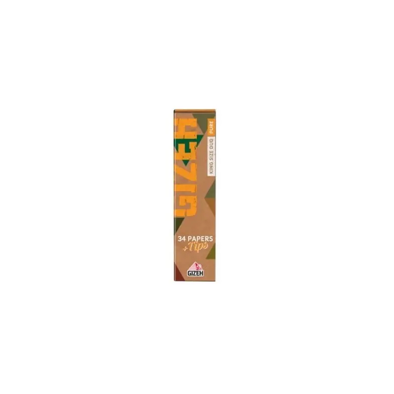 Bibułka PURE King Size Slim + Tips