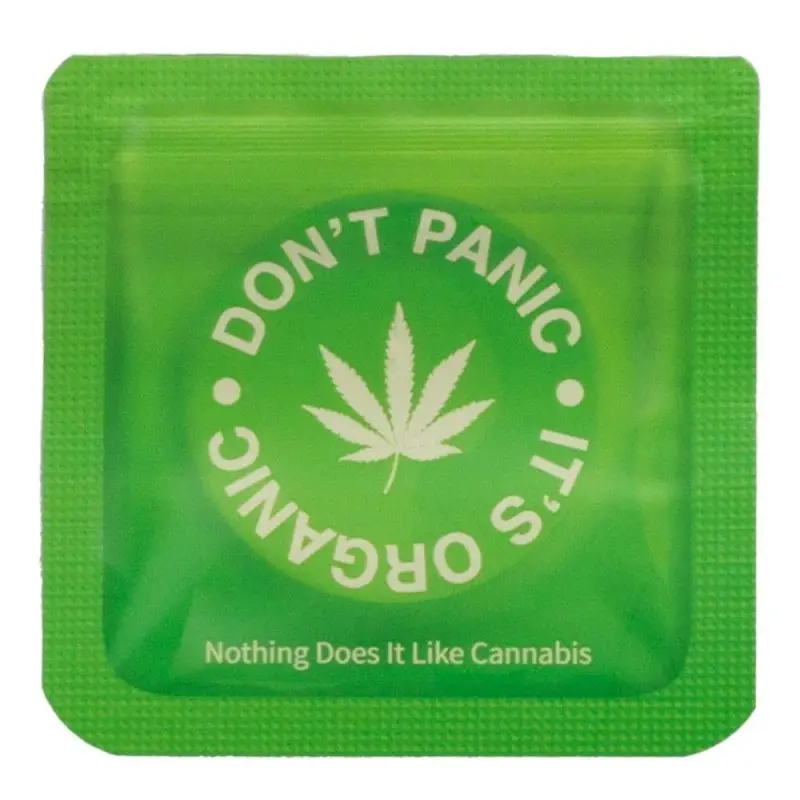 Torebka schowek Don't Panic 64x64mm zielona